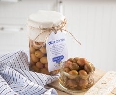 Köy Usulü Edremit Çizik Yeşil Zeytin 380 Gr