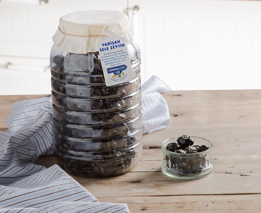 Padişah Sele Siyah Zeytin 1900g